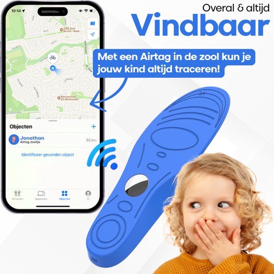 StapZeker Inlegzool met Airtag Houder
